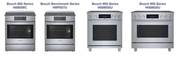 Bosch Induction Ranges Differences
