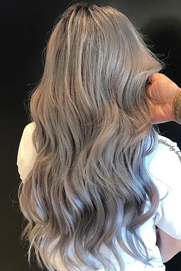Ash Gray Hair Color
