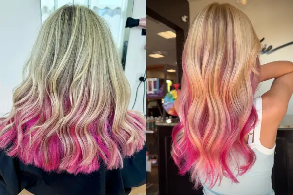 Pink Peekaboo Hair Ideas