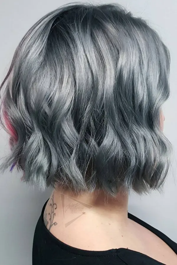Silver Gray Hair Color